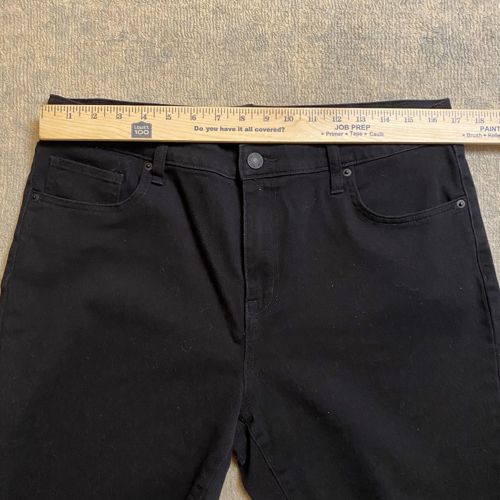 Nili Lotan Jeans Womens Large Black Skinny Stretch Denim Pants High Rise Casual - Picture 5 of 14